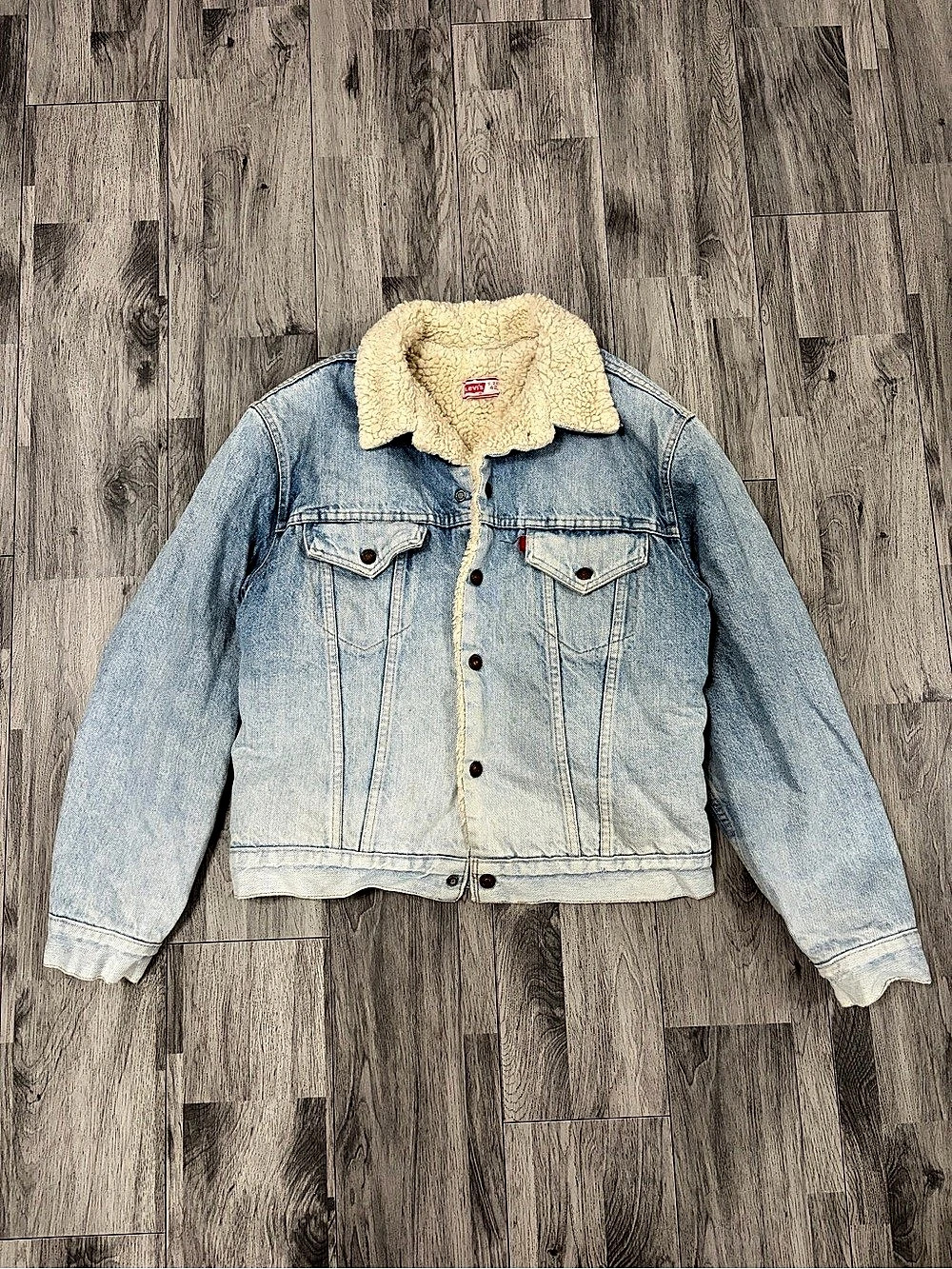 Levi's Vintage Sherpa-Lined Trucker Jacket Size 42